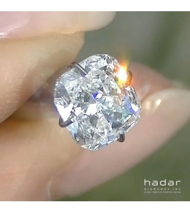 1.50 ct Cushion Brilliant Cut Laser Drilled Diamond