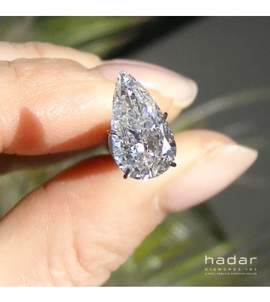 1.63 ct Pear Brilliant, Laser Drilled Diamond