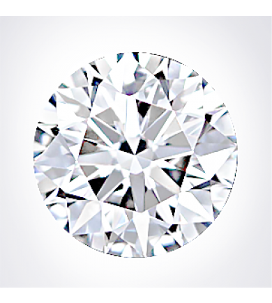 1.01 ct Round Brilliant, Excellent Cut Laser Drilled Diamond