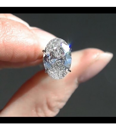 2.01 ct Oval Brilliant Laser Drilled Diamond