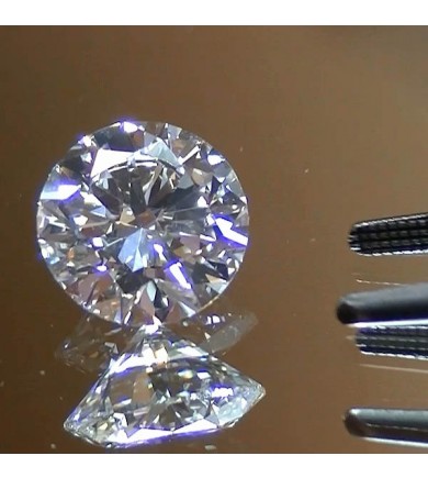 2.01 ct Round Brilliant GIA HPHT, Excellent Cut