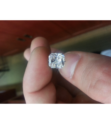 2.00 ct Radiant Brilliant, Laser Drilled Diamond