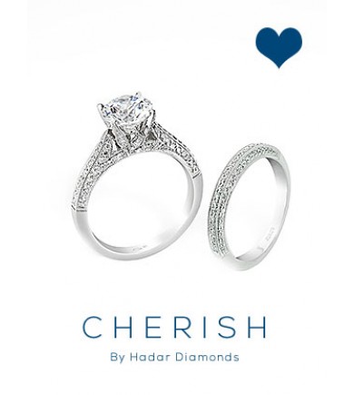 Cherish Pave Solitaire - Inquire for pricing