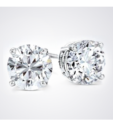 6.33 ct tw GIA Diamond Earrings 