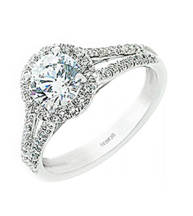 Halo Engagement Ring KS9065-R