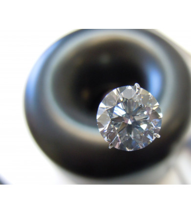 2.62 ct Round Brilliant Laser Drilled Diamond