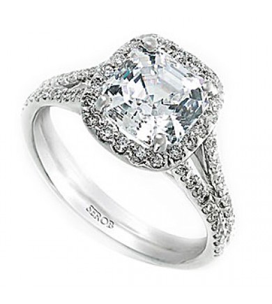 Halo Engagement Ring KS9009-R