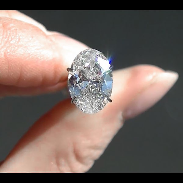 2.01 ct Oval Brilliant Cut Laser Drilled Diamond