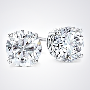 1.38 tcw CyberMonday Diamond Earring Studs. Clarity Enhanced