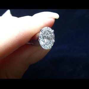 1.80 ct Oval Brilliant Laser Drilled Diamond