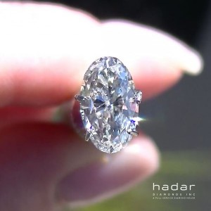 .98 ct Oval Brilliant Laser Drilled Diamond