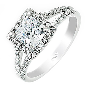 Halo Engagement Ring KS9066-R