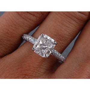 2.03 ct Radiant Brilliant, Laser Drilled Diamond