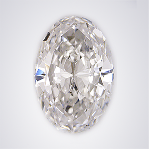 2.81 ct Oval Brilliant Laser Drilled Diamond