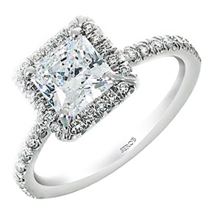 Halo Engagement Ring KS6393-R