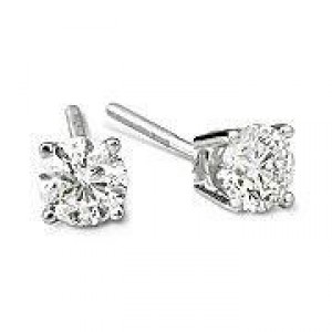 1.41 ct GIA Diamond Earrings