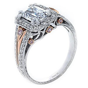 Rose Gold & Gold or Platinum Ring