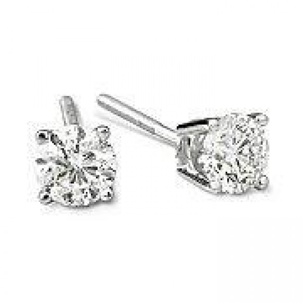 Earrings with GIA Certified Diamonds