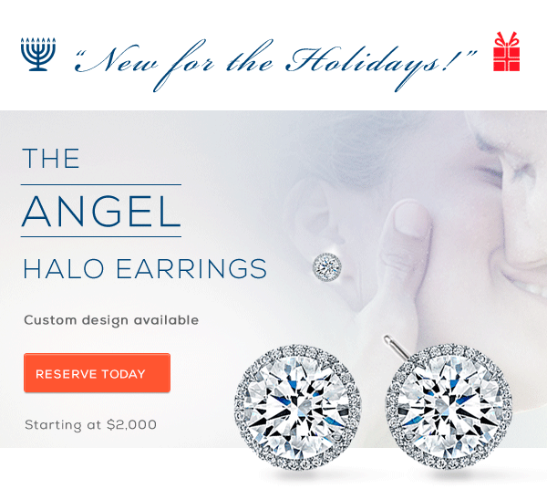 Diamond Halo Earrings